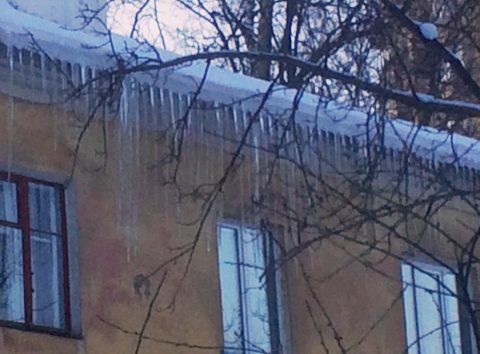 В Благовещенске проверяют, как управляющие компании борются со снегом и наледью на крышах